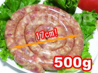 画像1: ぐるぐるソーセージ　シュラスコ　フィナ　500g 豚生ソーセージ リングイッサ BBQ シュハスコ